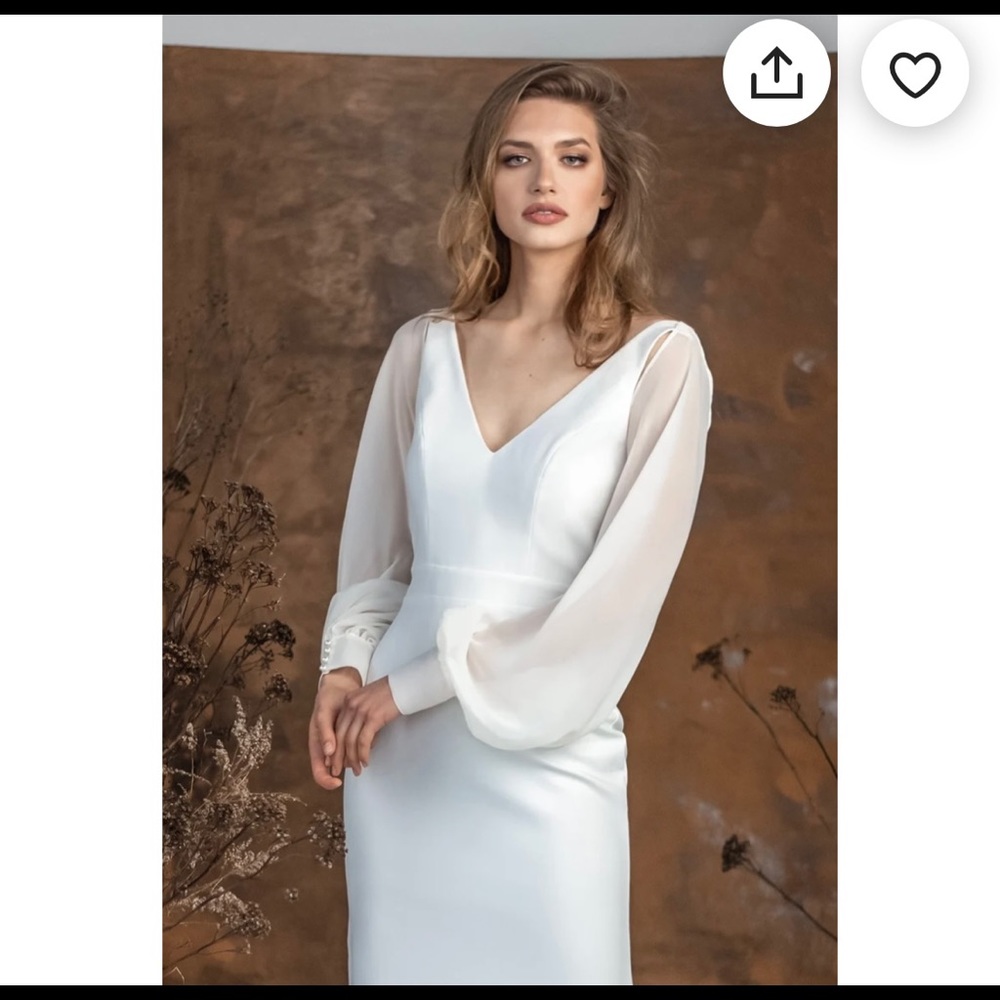 Detachable Bishop Sleeves for Wedding Dress